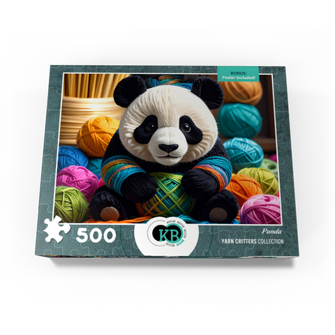Panda: Yarn Critters Collection 500 Jigsaw Puzzle box view3