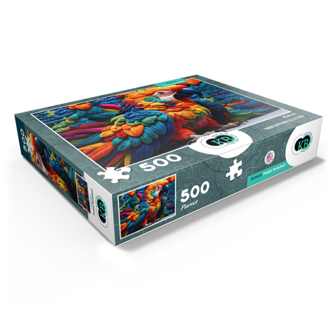 Parrot: Yarn Critters Collection 500 Jigsaw Puzzle box view1