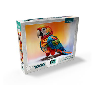 Rainbow Parrot: Yarn Critters Collection 1000 Jigsaw Puzzle box view2