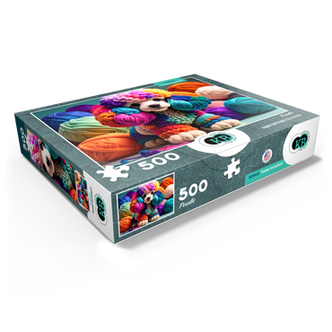 Poodle: Yarn Critters Collection 500 Jigsaw Puzzle box view1