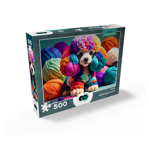 Poodle: Yarn Critters Collection 500 Jigsaw Puzzle box view2