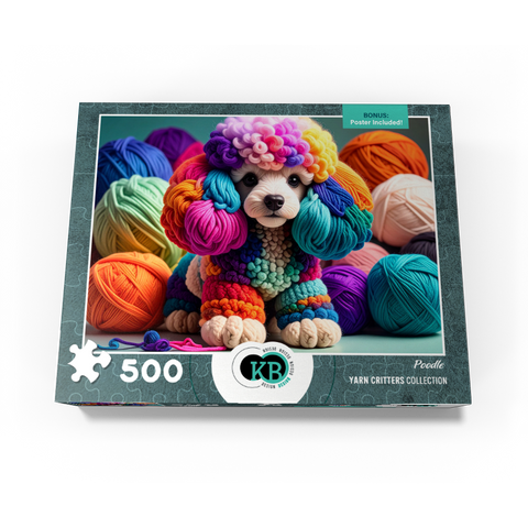 Poodle: Yarn Critters Collection 500 Jigsaw Puzzle box view3