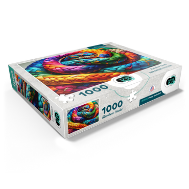 Rainbow Snake: Yarn Critters Collection 1000 Jigsaw Puzzle box view1