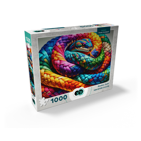 Rainbow Snake: Yarn Critters Collection 1000 Jigsaw Puzzle box view2