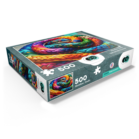 Rainbow Snake: Yarn Critters Collection 500 Jigsaw Puzzle box view1
