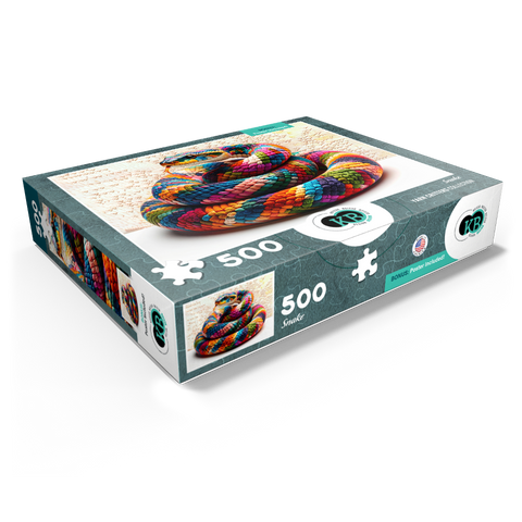Snake: Yarn Critters Collection 500 Jigsaw Puzzle box view1