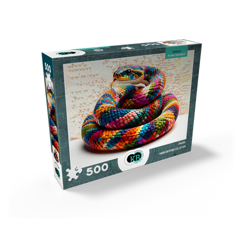 Snake: Yarn Critters Collection 500 Jigsaw Puzzle box view2
