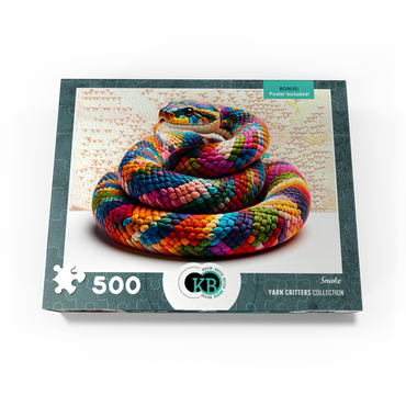 Snake: Yarn Critters Collection 500 Jigsaw Puzzle box view3