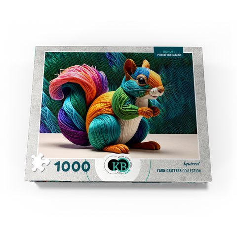 Squirrel: Yarn Critters Collection 1000 Jigsaw Puzzle box view3