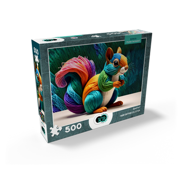 Squirrel: Yarn Critters Collection 500 Jigsaw Puzzle box view2