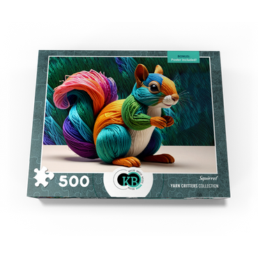 Squirrel: Yarn Critters Collection 500 Jigsaw Puzzle box view3