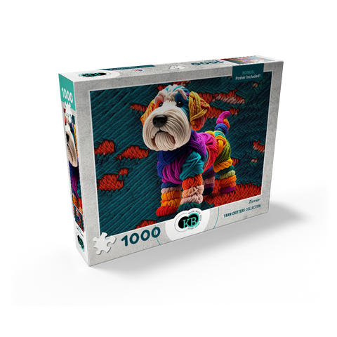 Terrier Dog: Yarn Critters Collection 1000 Jigsaw Puzzle box view2