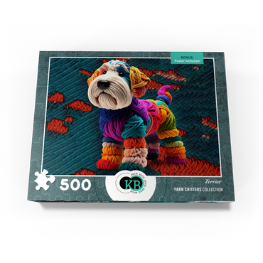 Terrier Dog: Yarn Critters Collection 500 Jigsaw Puzzle box view3