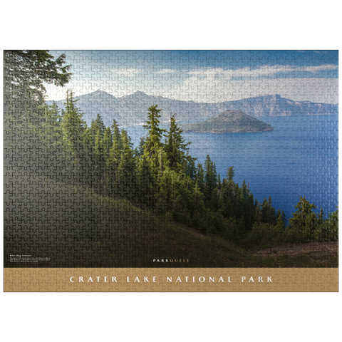 puzzleplate Crater Lake National Park: Rim Village Promenade 1000 Jigsaw Puzzle
