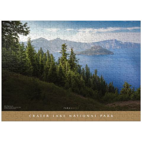 puzzleplate Crater Lake National Park: Rim Village Promenade 300 Jigsaw Puzzle