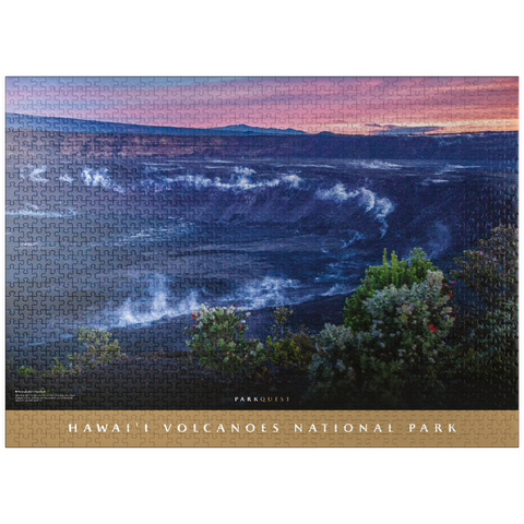 puzzleplate Hawai'I Volcanoes National Park: Keanakako'i Overlook 1000 Jigsaw Puzzle