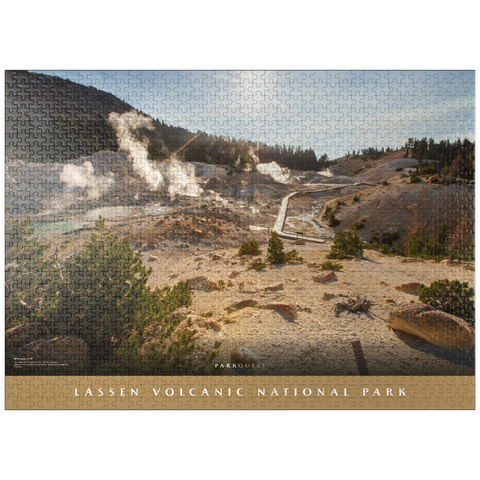 puzzleplate Lassen Volcanic National Park: Bumpass Hell 1000 Jigsaw Puzzle