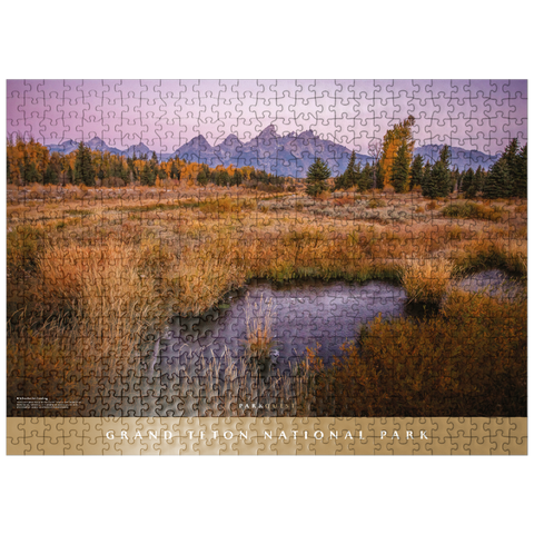 puzzleplate Schwabacher Landing - Grand Teton National Park 500 Jigsaw Puzzle