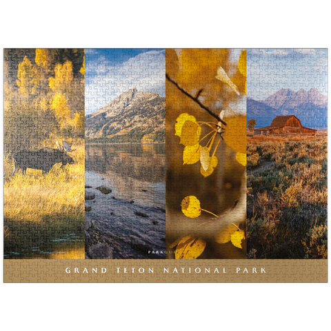 puzzleplate Sights of Grand Teton National Park: Autumn 1000 Jigsaw Puzzle