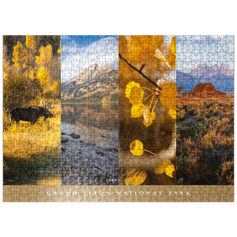 puzzleplate Sights of Grand Teton National Park: Autumn 500 Jigsaw Puzzle