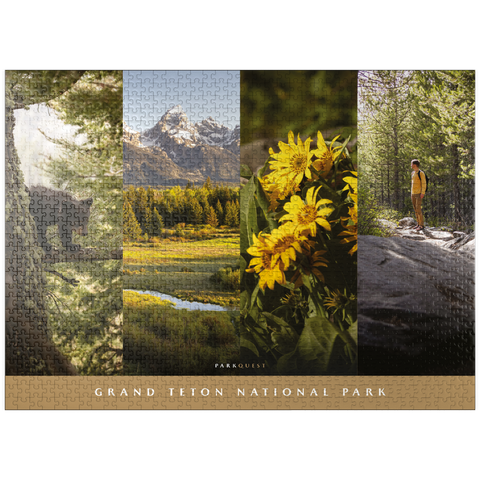 puzzleplate Sights of Grand Teton National Park: Spring 1000 Jigsaw Puzzle