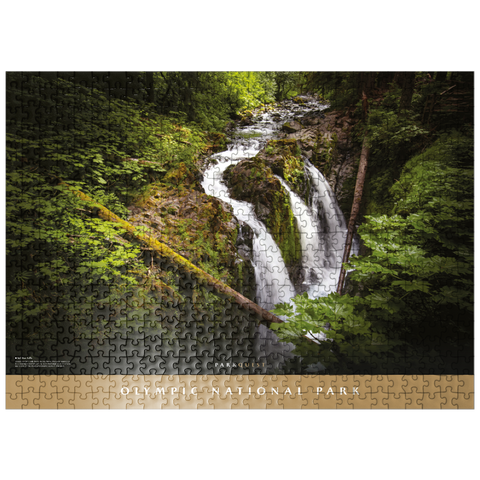 puzzleplate Olympic National Park: Sol Duc Falls 500 Jigsaw Puzzle