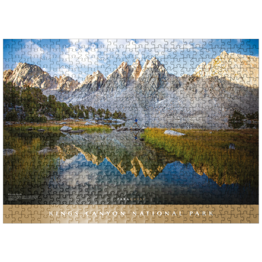 puzzleplate Kings Canyon National Park: Kearsarge Pinnacles 500 Jigsaw Puzzle