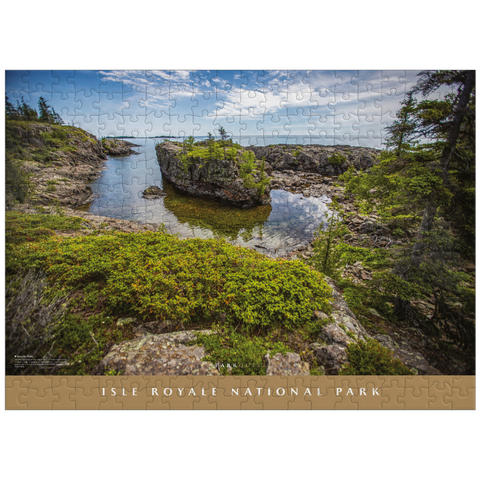 puzzleplate Isle Royale National Park: Scoville Point 300 Jigsaw Puzzle