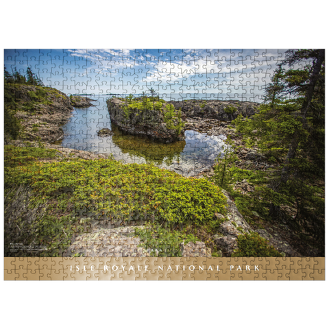 puzzleplate Isle Royale National Park: Scoville Point 500 Jigsaw Puzzle