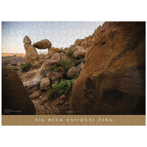 puzzleplate Big Bend National Park: Balanced Rock 300 Jigsaw Puzzle