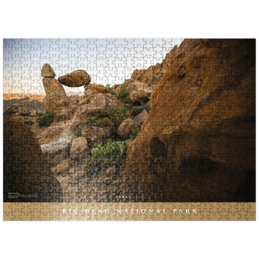 puzzleplate Big Bend National Park: Balanced Rock 500 Jigsaw Puzzle
