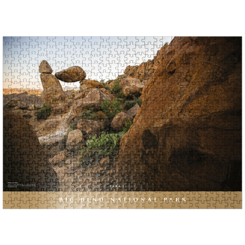puzzleplate Big Bend National Park: Balanced Rock 500 Jigsaw Puzzle