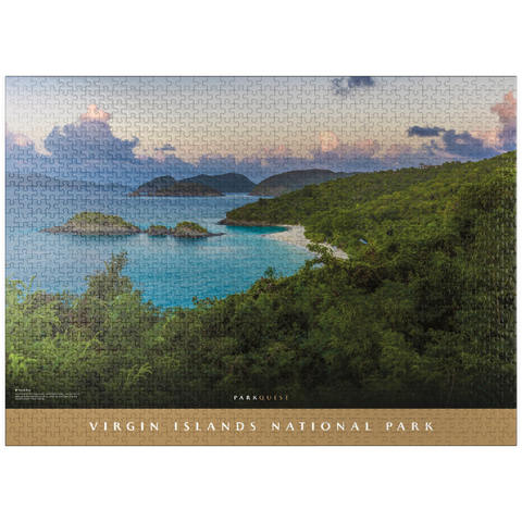 puzzleplate Virgin Islands National Park: Trunk Bay 1000 Jigsaw Puzzle