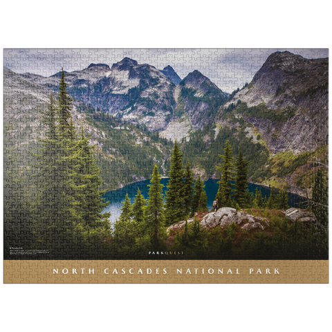 puzzleplate North Cascades National Park: Thornton Lake 1000 Jigsaw Puzzle