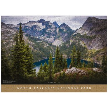 puzzleplate North Cascades National Park: Thornton Lake 300 Jigsaw Puzzle