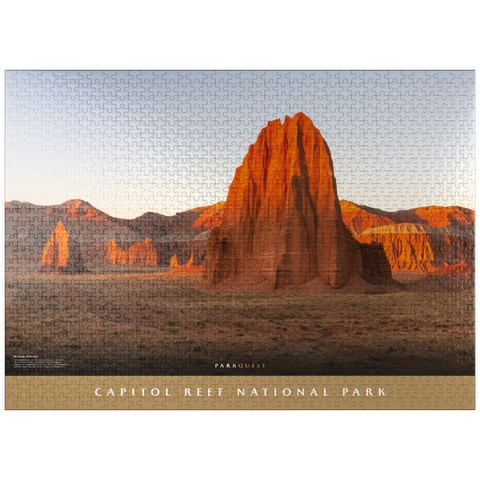 puzzleplate Capitol Reef National Park: Temple of the Sun 1000 Jigsaw Puzzle