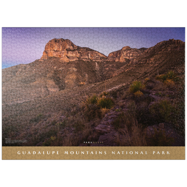 puzzleplate Guadalupe Mountains National Park: El Capitan 1000 Jigsaw Puzzle