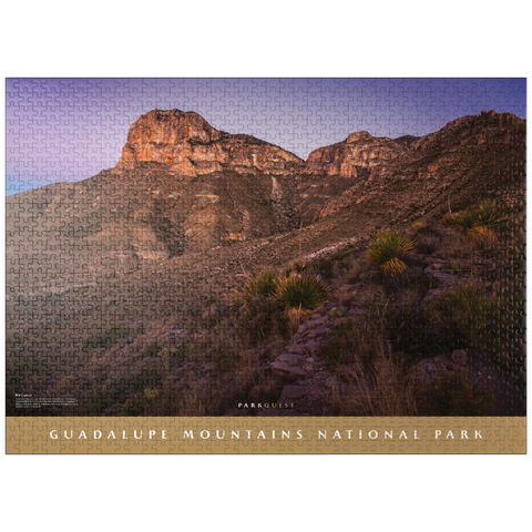 puzzleplate Guadalupe Mountains National Park: El Capitan 1000 Jigsaw Puzzle