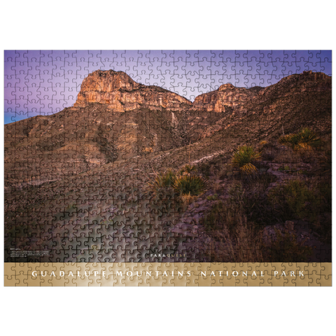 puzzleplate Guadalupe Mountains National Park: El Capitan 500 Jigsaw Puzzle