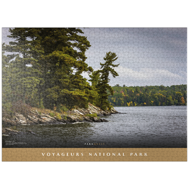 puzzleplate Voyageurs National Park: Kabetogama Lake 1000 Jigsaw Puzzle