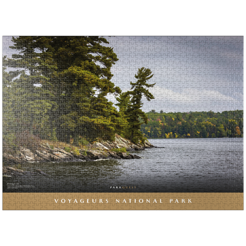 puzzleplate Voyageurs National Park: Kabetogama Lake 1000 Jigsaw Puzzle