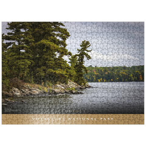puzzleplate Voyageurs National Park: Kabetogama Lake 500 Jigsaw Puzzle