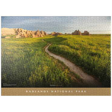puzzleplate Badlands National Park: Castle Trail 1000 Jigsaw Puzzle