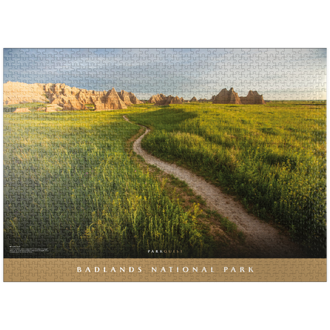 puzzleplate Badlands National Park: Castle Trail 1000 Jigsaw Puzzle