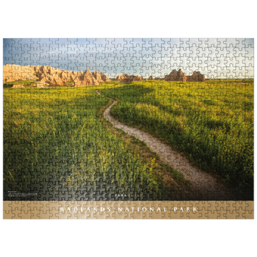 puzzleplate Badlands National Park: Castle Trail 500 Jigsaw Puzzle