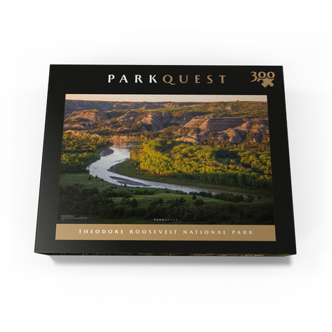 Theodore Roosevelt National Park: River Bend Overlook 300 Jigsaw Puzzle box view3
