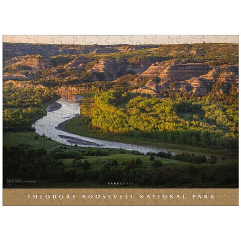 puzzleplate Theodore Roosevelt National Park: River Bend Overlook 300 Jigsaw Puzzle