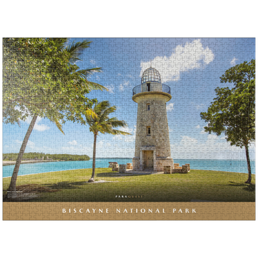 puzzleplate Biscayne National Park: Boca Chita Lighthouse 1000 Jigsaw Puzzle