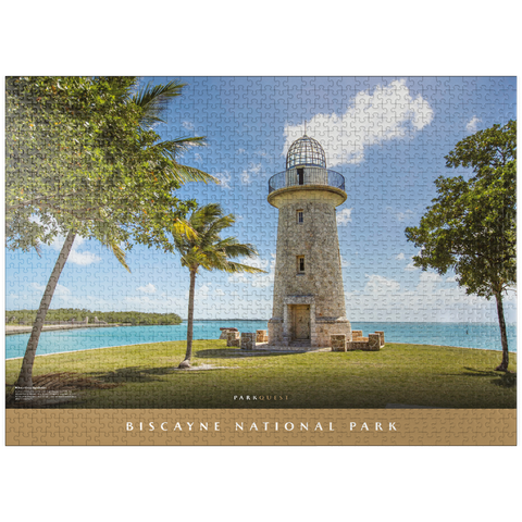puzzleplate Biscayne National Park: Boca Chita Lighthouse 1000 Jigsaw Puzzle