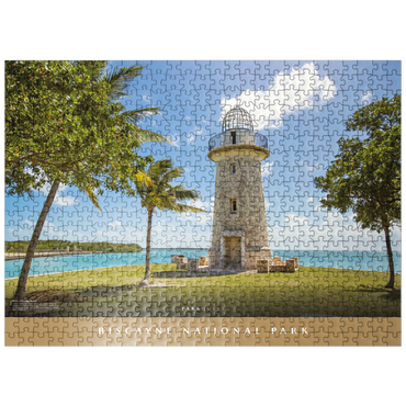 puzzleplate Biscayne National Park: Boca Chita Lighthouse 500 Jigsaw Puzzle